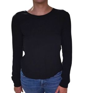 Forever‎ 21 Black Criss Cross Blouse
